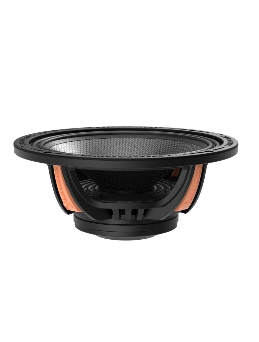 Diamond Audio 8 inch Neodymium 2 Ohm Mid Bass Speaker MSMB82NEO