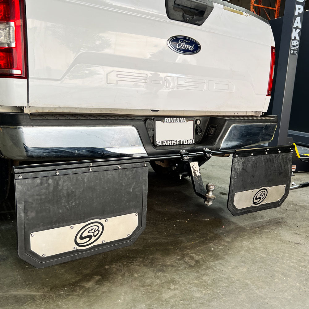 S&B Filters 84-1000 S&B Mud Flap Kit - fits 2.0-inch Hitch Receiver