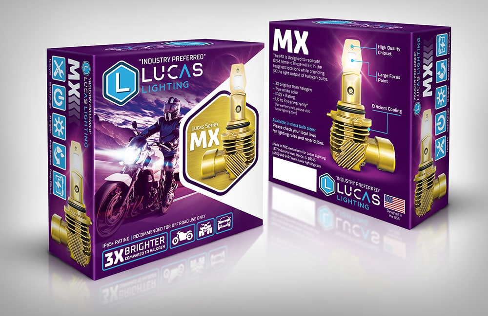 Lucas Lighting,MX-5202 PAIR Single output.  Replaces 5201/2,2504,7201/2,9009,H16,P24/W,PS24/N/W