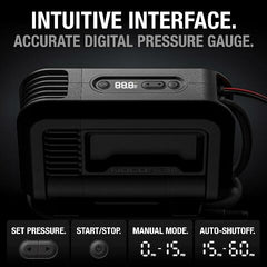 NOCO AIR10 UltraFast 10A Tire Inflator 12V Portable Air Compressor Pump Rated at 60 PSI Inflates Tires from 0-40 PSI in 3.8 Minutes with a Digital Gauge Smart Pressure and Auto-Shutoff