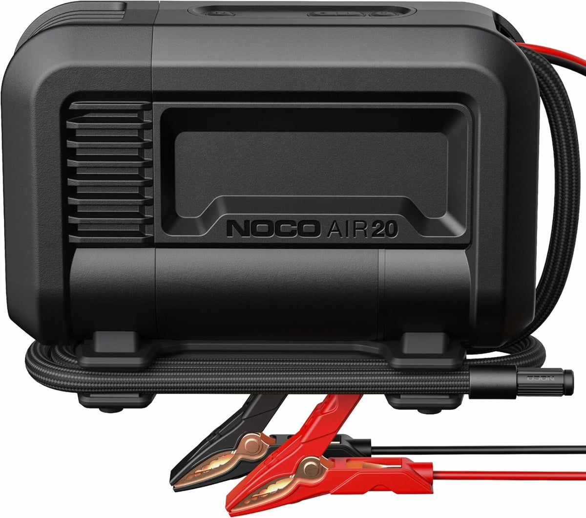 NOCO AIR20 UltraFast 20A Tire Inflator 12V Portable Air Compressor Pump Rated at 100 PSI Inflates Tires from 0-40 PSI in 2.5 Minutes with a Digital Gauge Smart Pressure and Auto-Shutoff