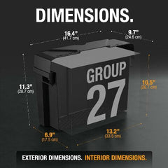 NOCO BG27 Group 27 Snap-Top Battery Box
