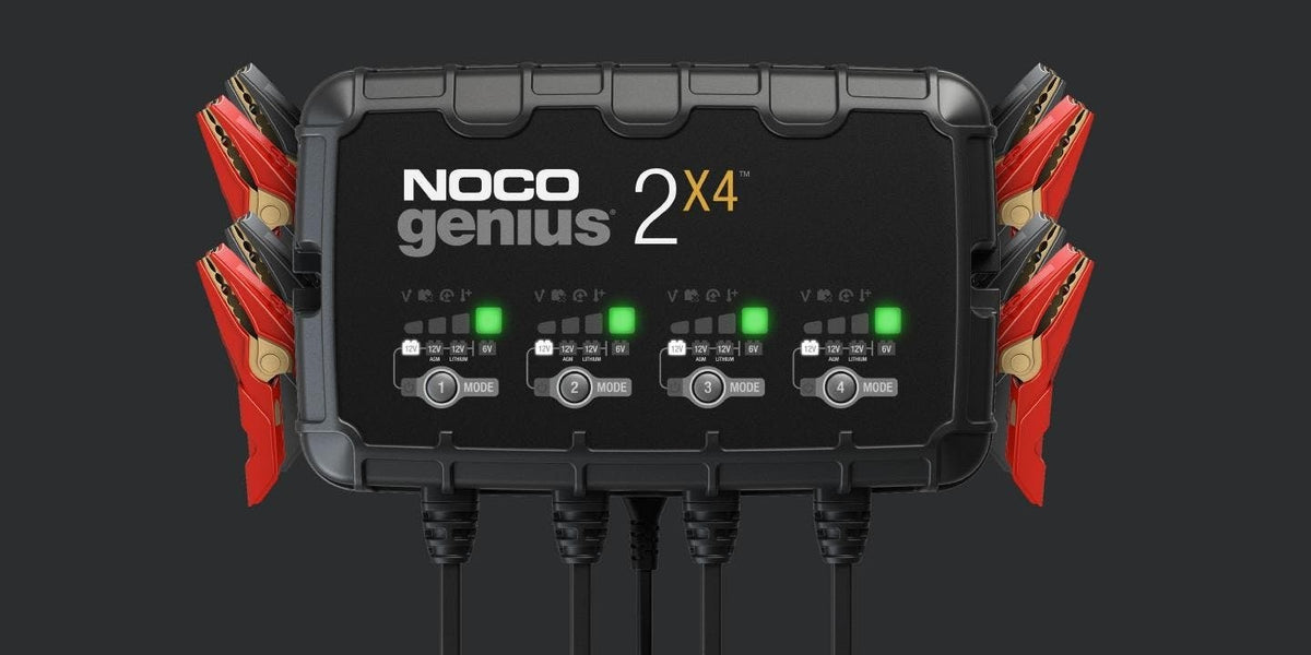 NOCO GENIUS2X4 8A 4-Bank Battery Charger