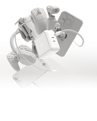 NOCO XGrid X100 100W 2-Port USB-C GaN Wall Charger, White X100W