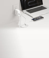 NOCO XGrid X100 100W 2-Port USB-C GaN Wall Charger, White X100W
