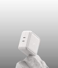 NOCO XGrid X100 100W 2-Port USB-C GaN Wall Charger, White X100W
