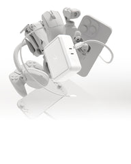 NOCO XGrid X140 140W 2-Port USB-C GaN Wall Charger, White X140W