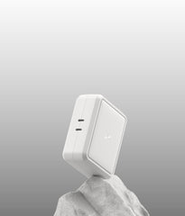 NOCO XGrid X140 140W 2-Port USB-C GaN Wall Charger, White X140W