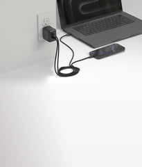 NOCO XGrid X65 65W 2-Port USB-C GaN Wall Charger, Black X65B