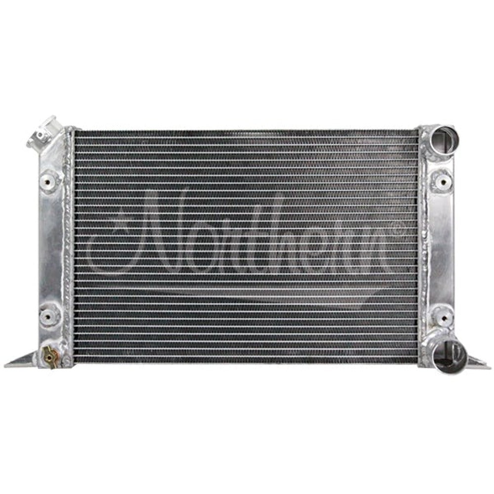 Northern Radiator 204112 Scirocco-Style Drag Race All Aluminum Radiator with Filler Neck