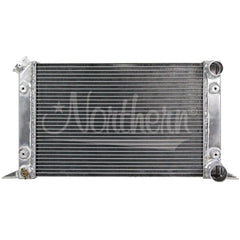 Northern Radiator 204112 Scirocco-Style Drag Race All Aluminum Radiator with Filler Neck
