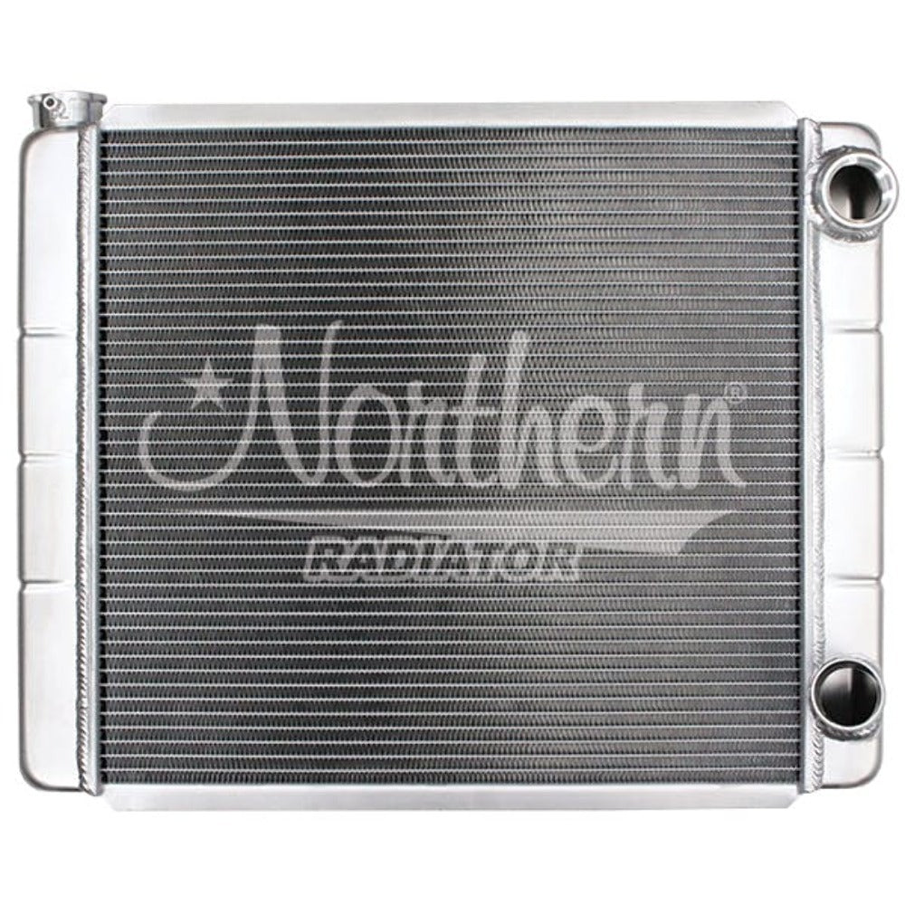 Northern Radiator 204118 Race Pro Radiator - 24 x 19 GM Double Pass With Threaded Inlet Connection