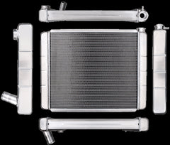 Northern Radiator 204119 Race Pro Radiator - 26 x 19 GM Double Pass With Threaded Inlet Connection