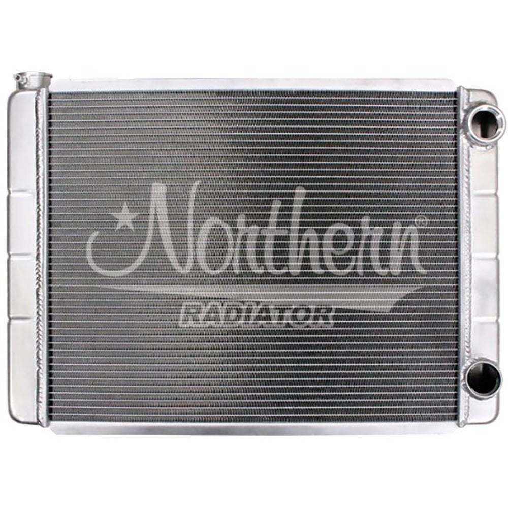 Northern Radiator 204120 Race Pro Radiator - 28 x 19 GM Double Pass With Threaded Inlet Connection