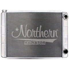 Northern Radiator 204120 Race Pro Radiator - 28 x 19 GM Double Pass With Threaded Inlet Connection