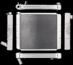 Northern Radiator 204121 Race Pro Radiator - 24 x 19 GM Radiator With Threaded Inlet Connection