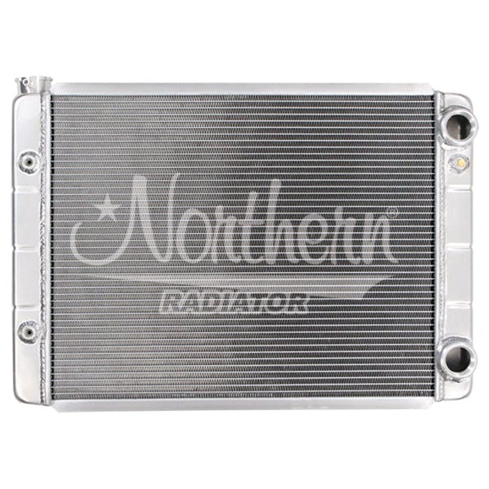 Northern Radiator 204129 Race Pro Radiator - 28 x 19 Double Pass LS Conversion With Threaded Connections