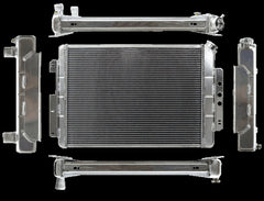 Northern Radiator 205182 Muscle Car Radiator - 27 3/4 x 18 1/2 x 3 1/8