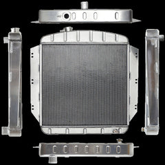 Northern Radiator 205186 Muscle Car Radiator - 25 3/16 x 22 x 3 1/4