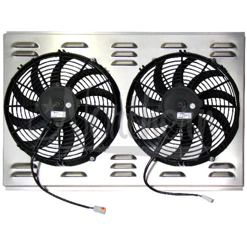 Northern Radiator Z40010 Dual 12 Inch Fan/Shroud Combo
