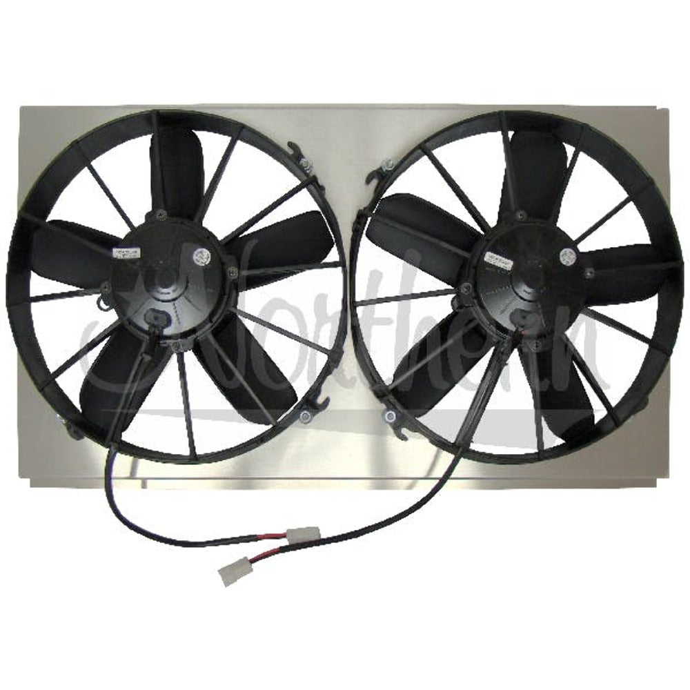 Northern Radiator Z40101 Dual 12 Inch High CFM Electric Fan