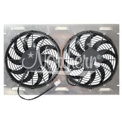 Northern Radiator Z40106 Dual 11 Inch Fan/Shroud Combo