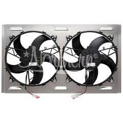 Northern Radiator Z40121 Dual High CFM 11 inch Electric Fan and Shroud 24 1/8 x 14 7/8 x 3 1/4