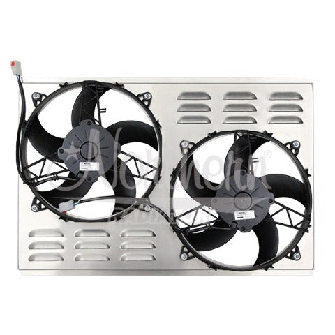 Northern Radiator Z40127 Dual High CFM 11 inch Fan and Shroud