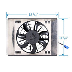 Northern Radiator Z40134 Single 16 Inch Brushless Fan/Shroud Combo