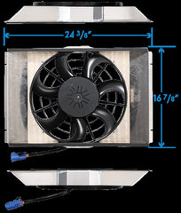 Northern Radiator Z40140 Single 16 Inch Brushless Fan/Shroud Combo