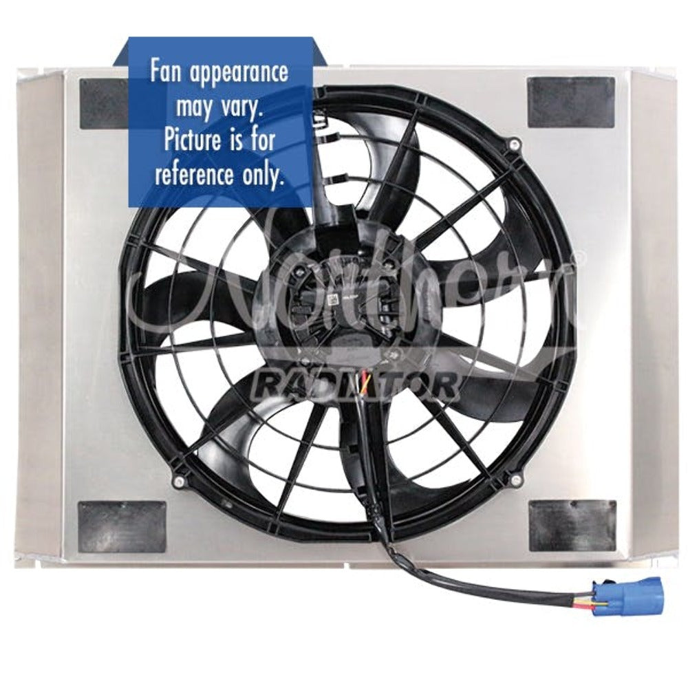 Northern Radiator Z40162 Single 14 Inch 500W Brushless Fan/Shroud Combo