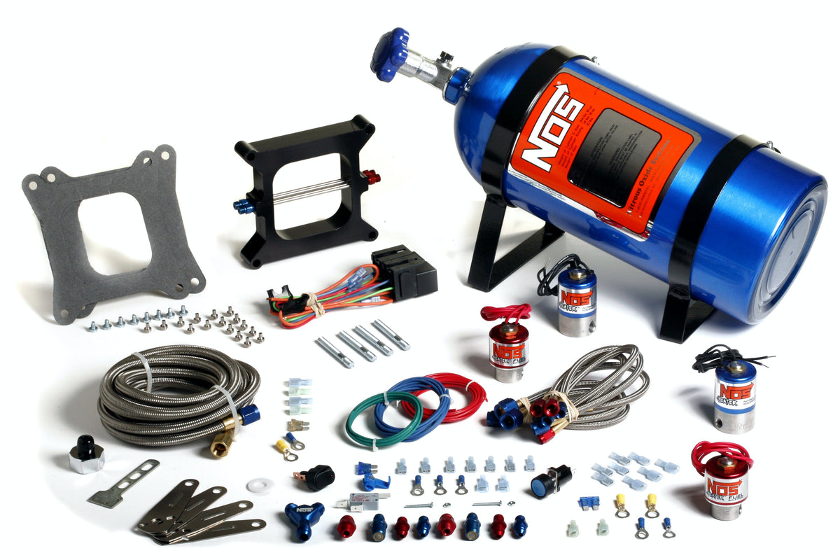 NOS 02301NOS PRO 2 STAGE V8 HOLLEY 4BBL W/10 BOTTLE