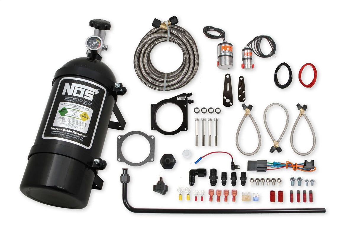 NOS 05164BNOS LS 90MM NOS PLATE COMPLETE DBW KIT-BLACK