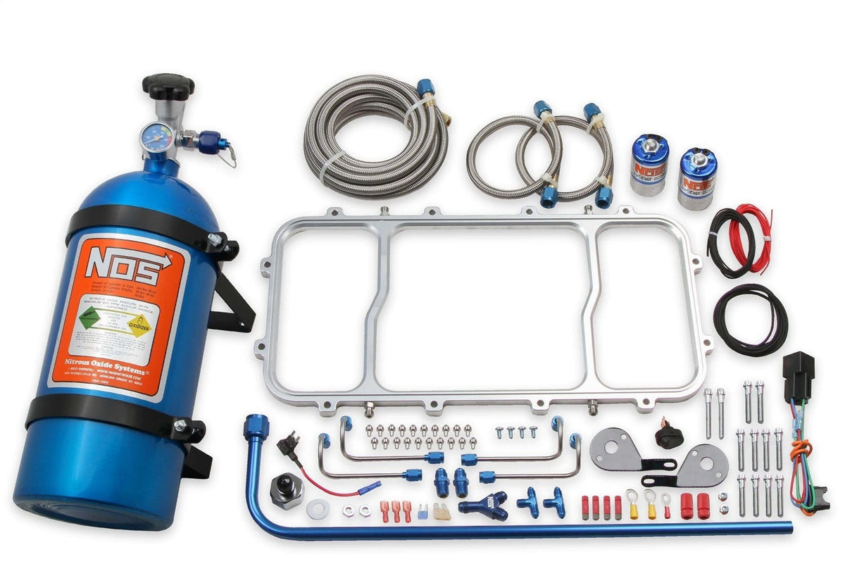 NOS 05500NOS NOS HI-RAM N2O 10-LB KIT - BLUE/RED