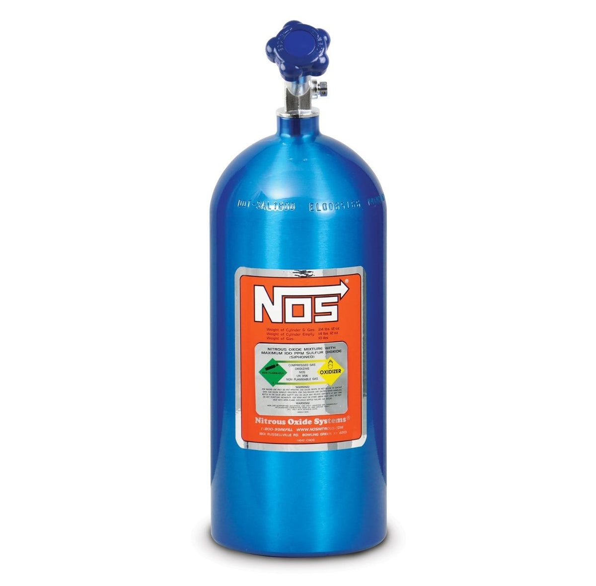 NOS 14745-TPINOS 10 LB. BOTTLE W/RACER SAFETY