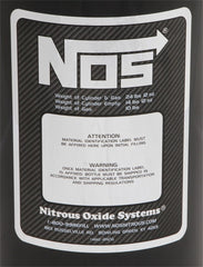 NOS 14745BNOS BOTTLE, 10 LB., W/SUPER HI-FLO, BLACK