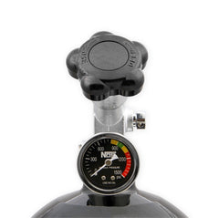 NOS 14750BNOS BOTTLE, 15 LB., W/SUPER HI-FLO, BLACK