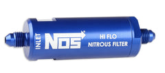NOS 15551NOS 4AN, HI-FLO NITROUS FILTER, BLUE