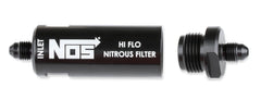 NOS 15555NOS 4AN, HI-FLO NITROUS FILTER, BLACK