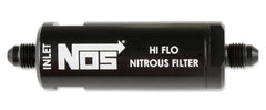 NOS 15555NOS 4AN, HI-FLO NITROUS FILTER, BLACK
