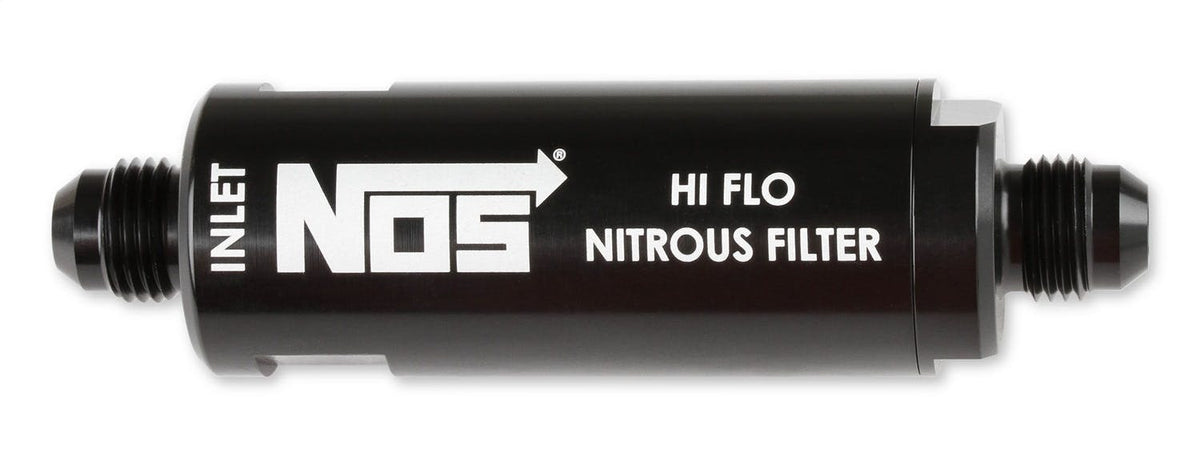 NOS 15556NOS 6AN, HI-FLO NITROUS FILTER, BLACK