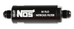 NOS 15556NOS 6AN, HI-FLO NITROUS FILTER, BLACK