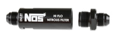 NOS 15559NOS 8AN, HI-FLO NITROUS FILTER, BLACK