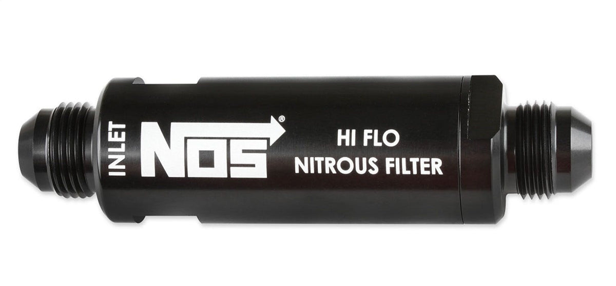 NOS 15559NOS 8AN, HI-FLO NITROUS FILTER, BLACK