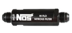 NOS 15559NOS 8AN, HI-FLO NITROUS FILTER, BLACK