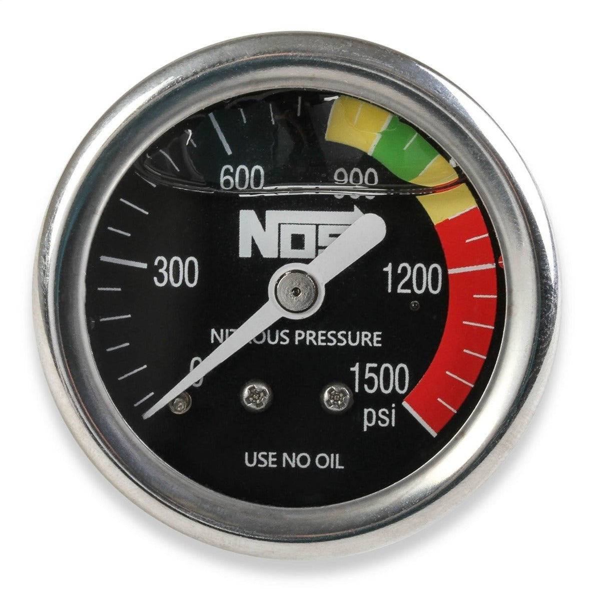 NOS 15919NOS GAUGE; N2O BLACK,1-1/2,SS, LIQUID FILLED