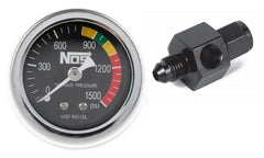 NOS 15921NOS GAUGE; N2O, BLACK, 1-1/2 W/AN4 ADAPTER