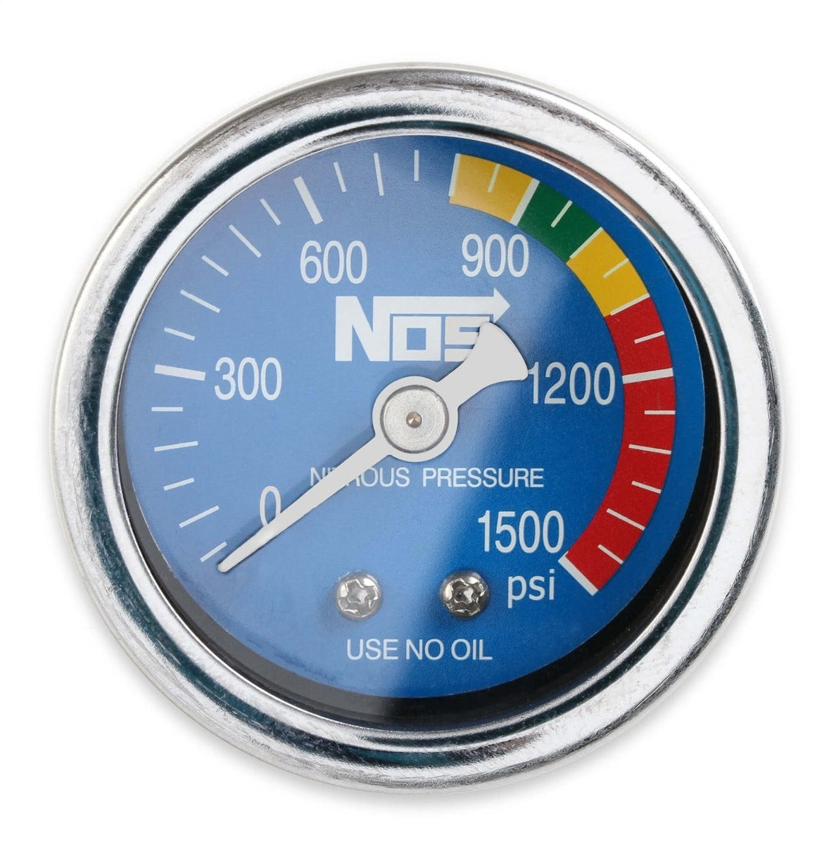 NOS 15924NOS GAUGE; N2O BLUE, 1-1/2; S.S.; DRY
