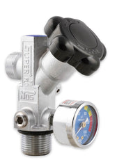 NOS 16137NOS SUPER HI-FLO BOTTLE VALVE W/BLUE GAUGE