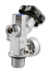 NOS 16137NOS SUPER HI-FLO BOTTLE VALVE W/BLUE GAUGE